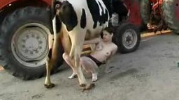 Секс девушки зоофилки с реальной коровой в селе. Зоо видео ххх скачать