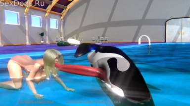 Порно с китом. Мультфильм про девушку зоофилку HD
